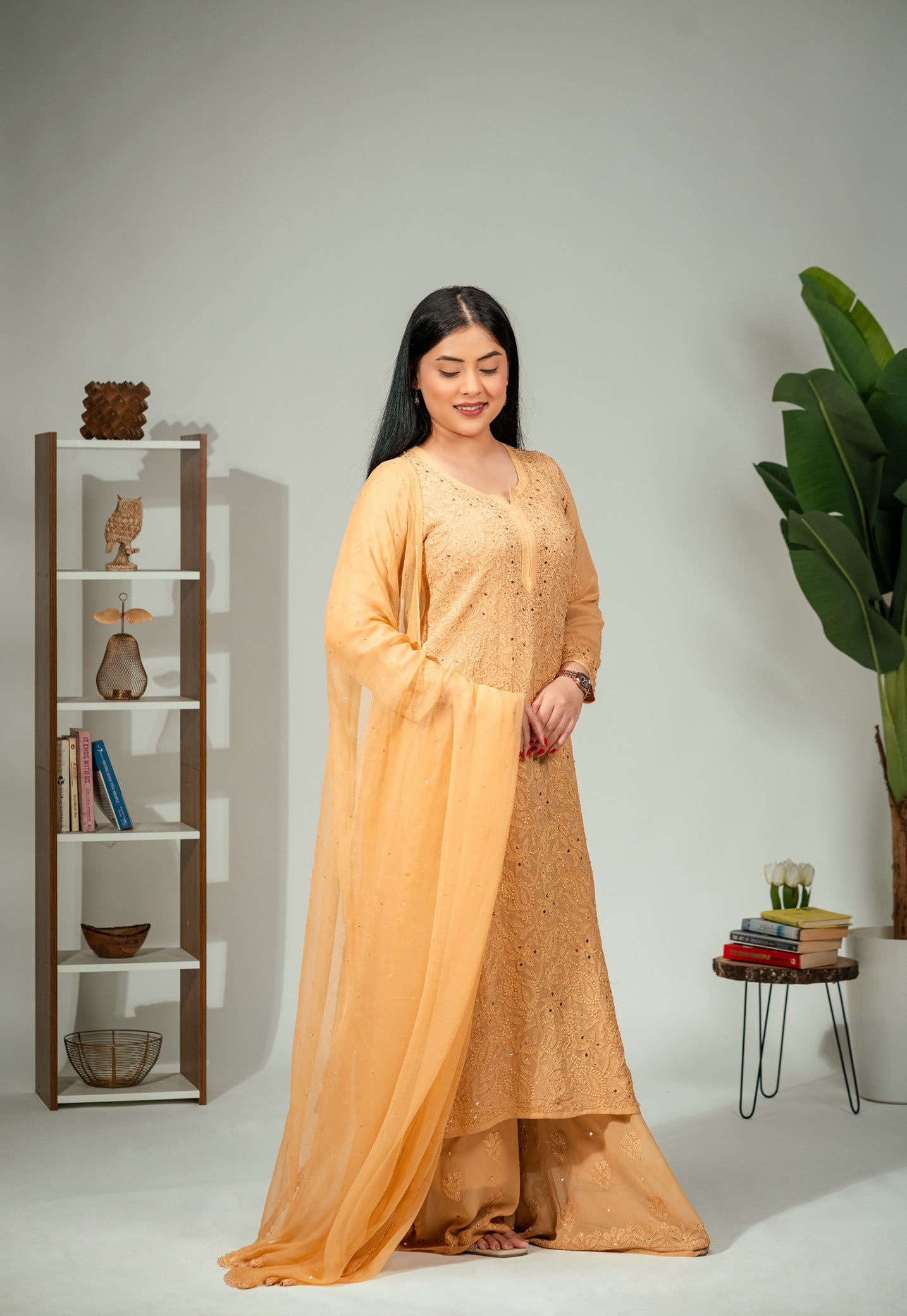 Zehra Mukaish Suit Set