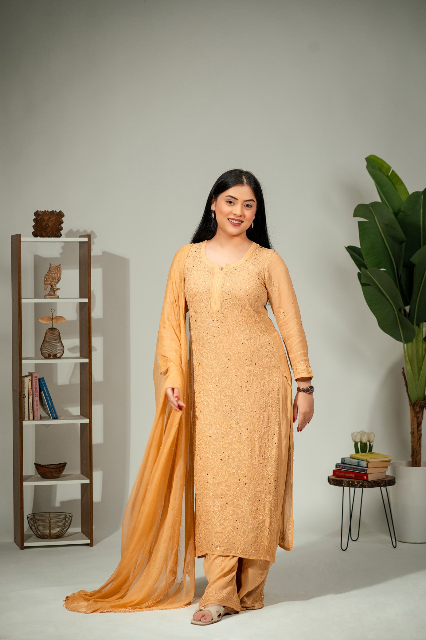 Zehra Mukaish Suit Set
