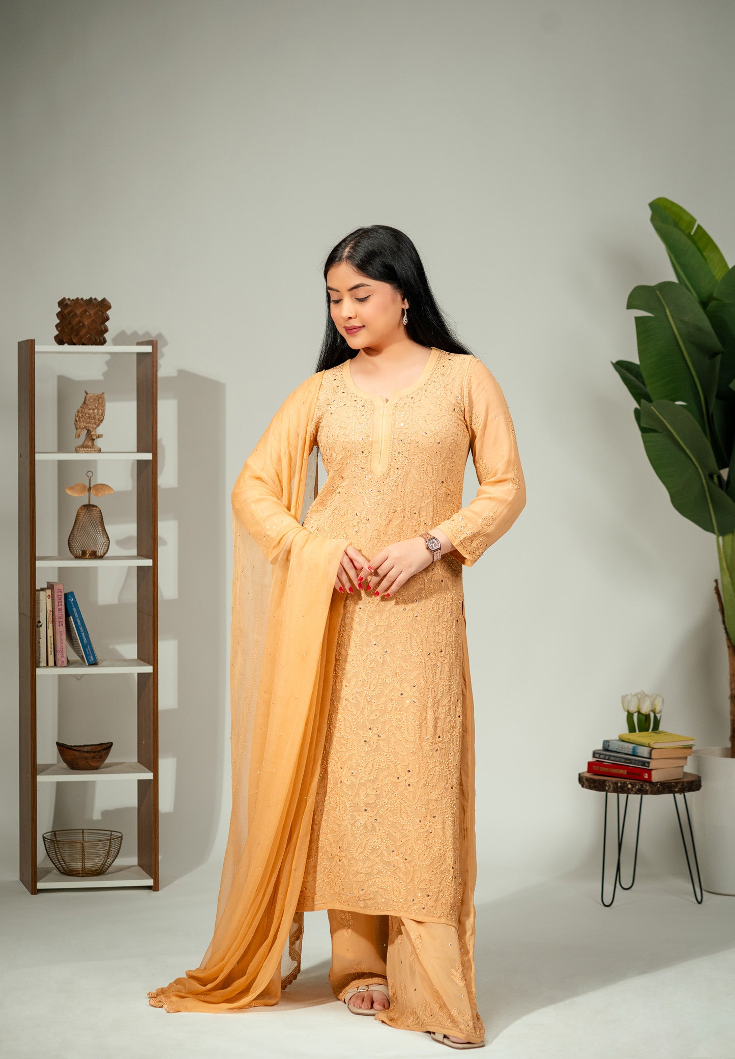 Zehra Mukaish Suit Set
