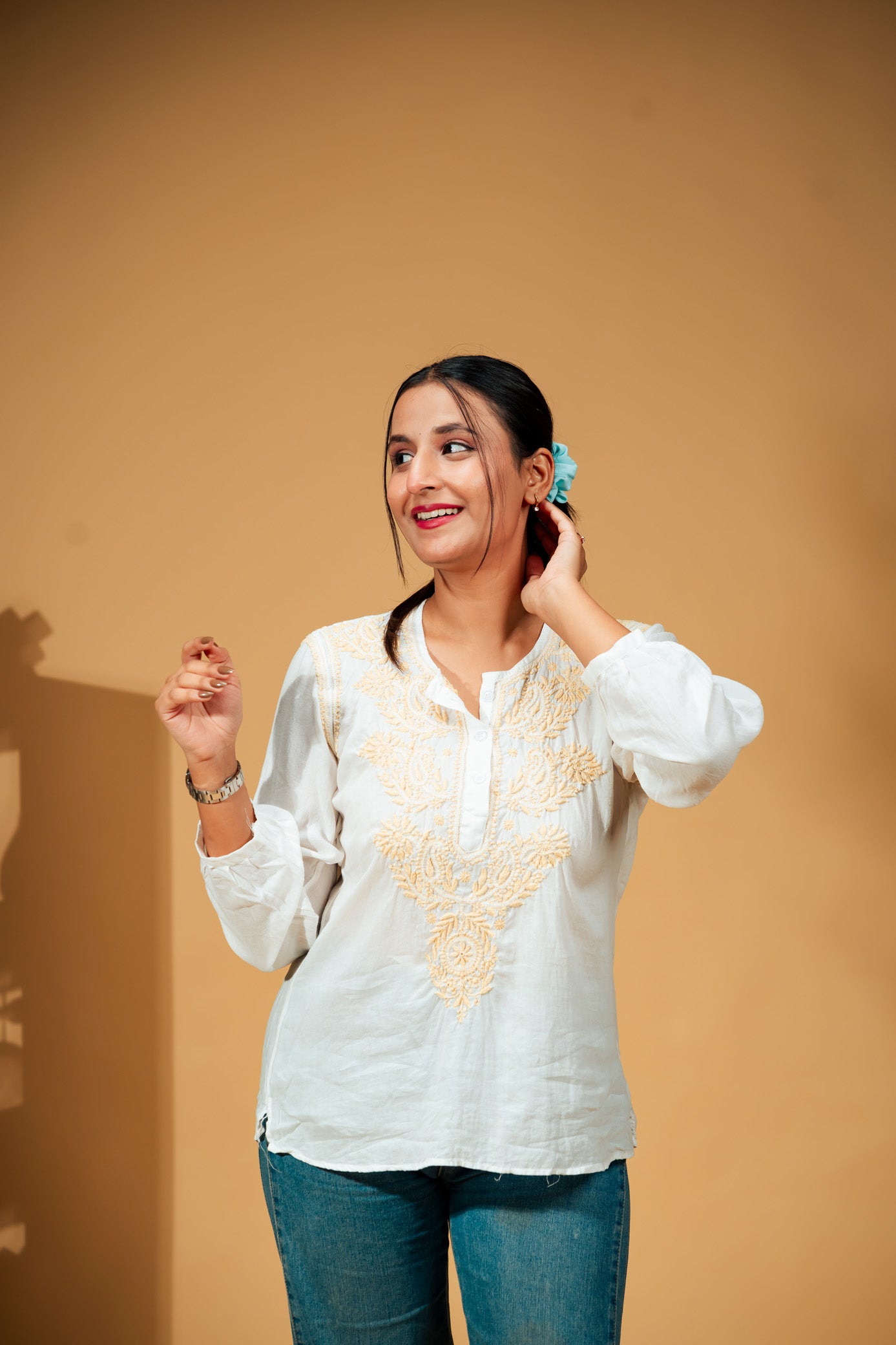 Ruh Mulmul Short Top