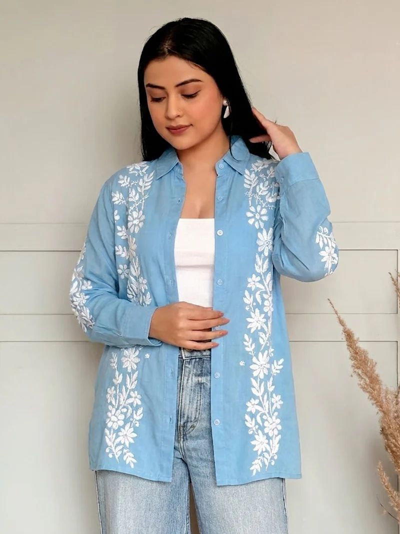 Blue Rayon Shirt