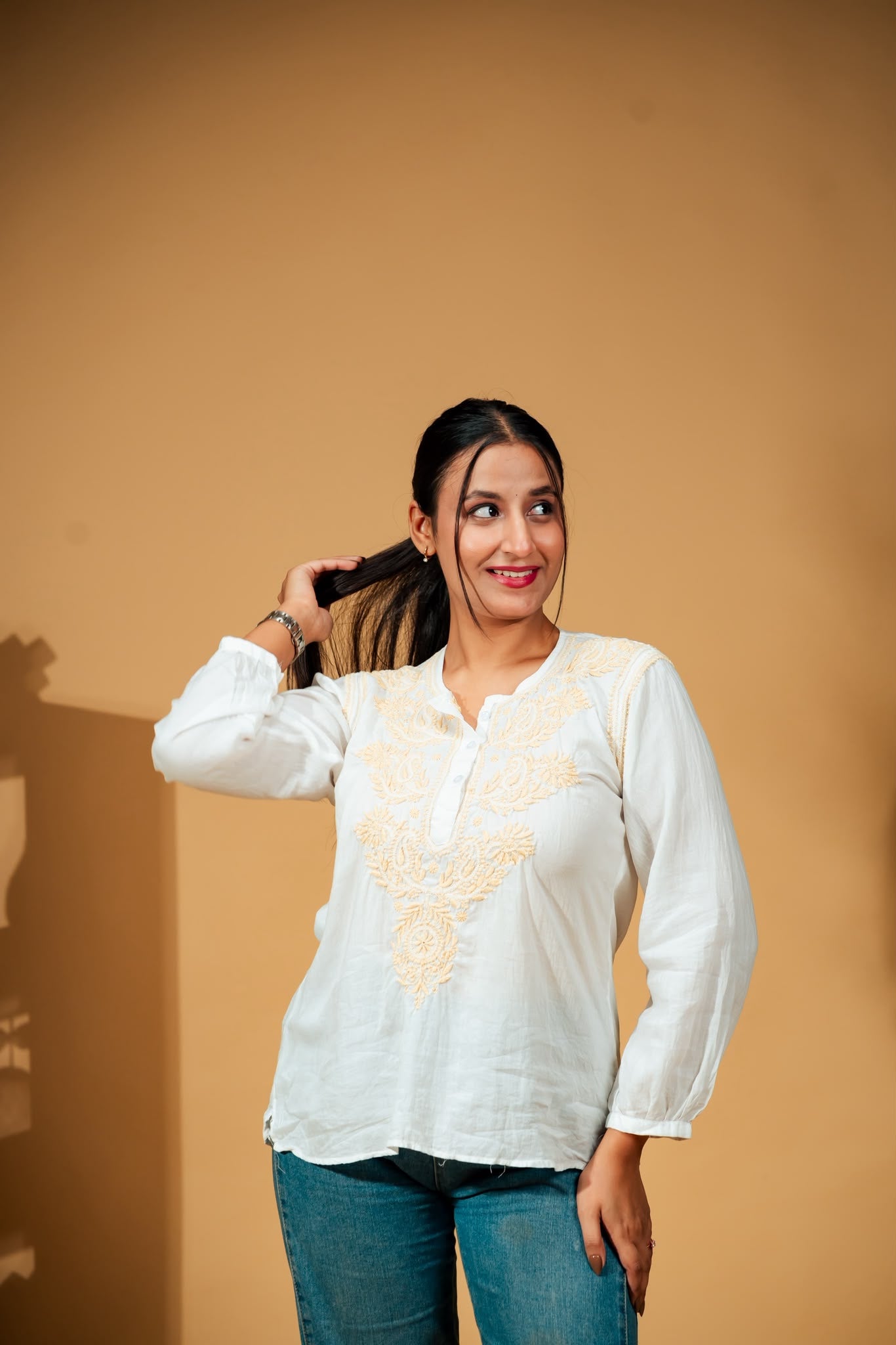 Ruh Mulmul Short Top